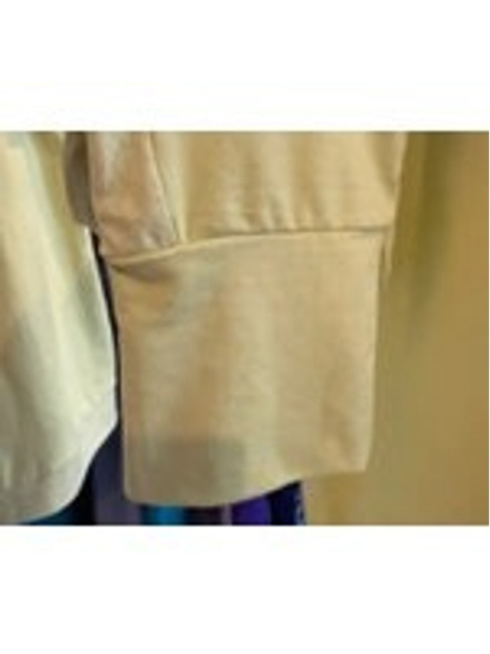 Women's Lug Yellow Scoop Top Short Sleeve Tee XS with Blue Trim - Picture 5 of 16